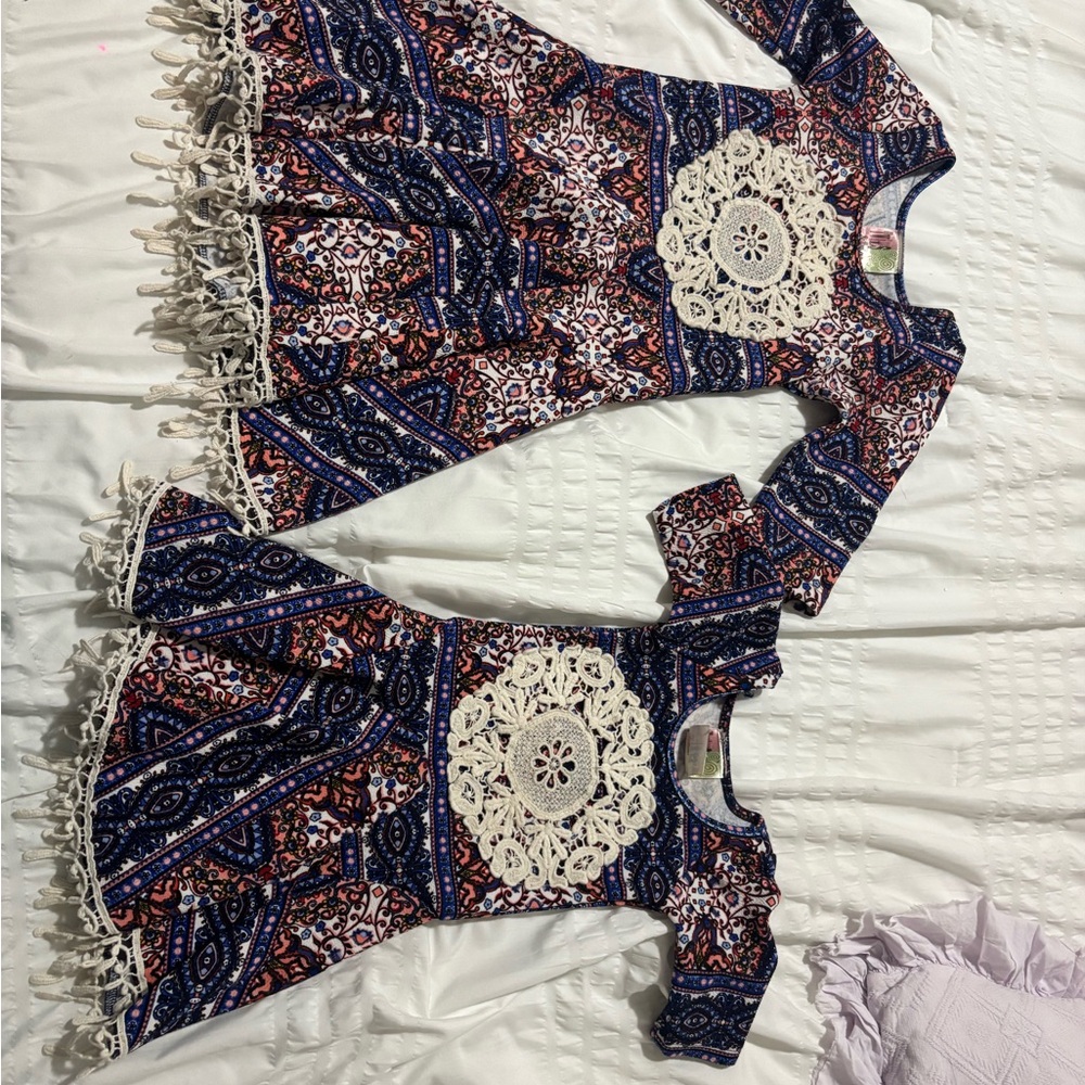 Twirls and Twigs matching toddler dresses